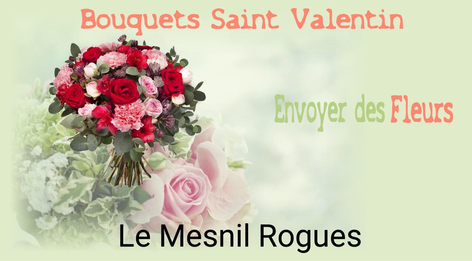 Roses de Saint-Valentin livrées à Le Mesnil-Rogues